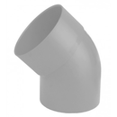 COUDE PVC MF 45°D.100 -EP.3.2MM GRIS